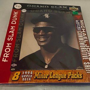 Michael Jordan  Upper Deck Grand Slam 8 Minor League Packs 1994--  New in Sealed